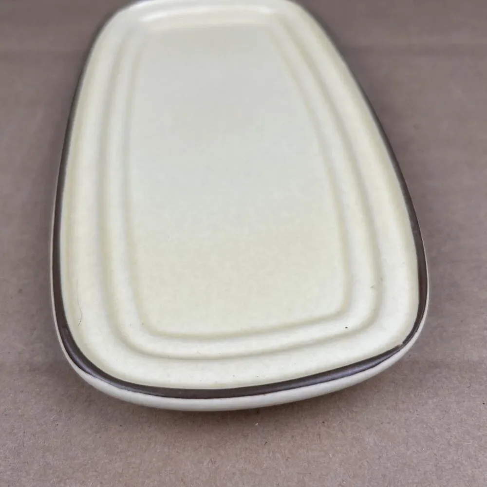 Vintage Pfaltzgraff Village Pattern Stoneware Covered Butter Dish with Lid